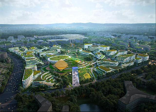 OMA中標(biāo)成都未來科技城城市設(shè)計及建筑設(shè)計